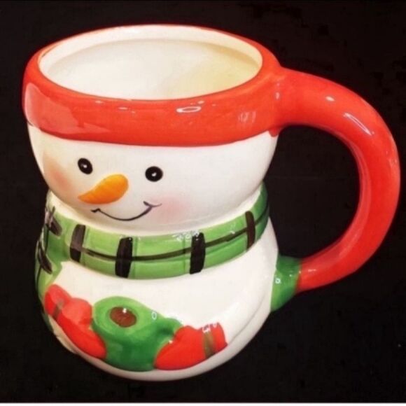 Set of 3 SNOWMAN, HOT CHOCOLATE Mugs - Picture 5 of 8